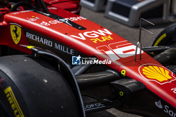 2023-05-25 - 16 LECLERC Charles (mco), Scuderia Ferrari SF-23, details during the Formula 1 Grand Prix de Monaco 2023, 6th round of the 2023 Formula One World Championship from May 26 to 28, 2023 on the Circuit de Monaco, in Monaco - F1 - MONACO GRAND PRIX 2023 - FORMULA 1 - MOTORS