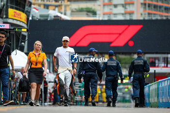 2023-05-25 - NORRIS Lando (gbr), McLaren F1 Team MCL60, portrait during the Formula 1 Grand Prix de Monaco 2023, 6th round of the 2023 Formula One World Championship from May 26 to 28, 2023 on the Circuit de Monaco, in Monaco - F1 - MONACO GRAND PRIX 2023 - FORMULA 1 - MOTORS