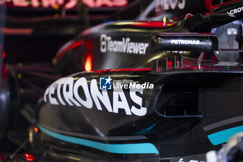 2023-05-25 - Mercedes AMG F1 Team W14, mechanical detail, new sidepod during the Formula 1 Grand Prix de Monaco 2023, 6th round of the 2023 Formula One World Championship from May 26 to 28, 2023 on the Circuit de Monaco, in Monaco - F1 - MONACO GRAND PRIX 2023 - FORMULA 1 - MOTORS