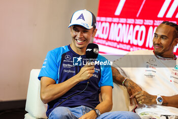 2023-05-25 - Press conference: ALBON Alexander (tha), Williams Racing FW45, portrait, during the Formula 1 Grand Prix de Monaco 2023, 6th round of the 2023 Formula One World Championship from May 26 to 28, 2023 on the Circuit de Monaco, in Monaco - F1 - MONACO GRAND PRIX 2023 - FORMULA 1 - MOTORS