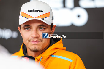2023-05-25 - Press conference: NORRIS Lando (gbr), McLaren F1 Team MCL60, portrait, during the Formula 1 Grand Prix de Monaco 2023, 6th round of the 2023 Formula One World Championship from May 26 to 28, 2023 on the Circuit de Monaco, in Monaco - F1 - MONACO GRAND PRIX 2023 - FORMULA 1 - MOTORS