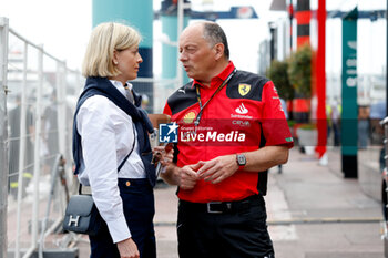 2023-05-25 - WOLFF Susie, Managing Director of the F1 Academy, VASSEUR Frédéric (fra), Team Principal & General Manager of the Scuderia Ferrari, portrait during the Formula 1 Grand Prix de Monaco 2023, 6th round of the 2023 Formula One World Championship from May 26 to 28, 2023 on the Circuit de Monaco, in Monaco - F1 - MONACO GRAND PRIX 2023 - FORMULA 1 - MOTORS