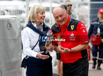 2023-05-25 - WOLFF Susie, Managing Director of the F1 Academy, VASSEUR Frédéric (fra), Team Principal & General Manager of the Scuderia Ferrari, portrait during the Formula 1 Grand Prix de Monaco 2023, 6th round of the 2023 Formula One World Championship from May 26 to 28, 2023 on the Circuit de Monaco, in Monaco - F1 - MONACO GRAND PRIX 2023 - FORMULA 1 - MOTORS