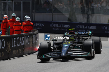 2023-05-26 - q Lewis Hamilton (GBR) Mercedes W14 E Performance - 2023 GRAND PRIX DE MONACO - FRIDAY - FREE PRACTICE 1 AND FREE PRACTICE 2 - FORMULA 1 - MOTORS
