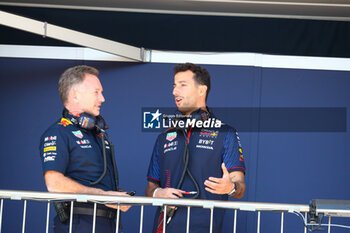 2023-05-27 - Christian Horner (GBR) - RedBull Racing Team Principal and Daniel Ricciardo (AUS) - 2023 GRAND PRIX DE MONACO - SATURDAY - FREE PRACTICE 3 AND QUALIFY - FORMULA 1 - MOTORS