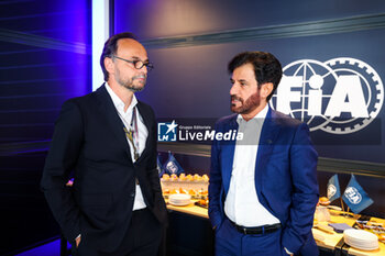 2023-05-26 - DESCHAUX Nicolas, FFSA president, with BEN SULAYEM Mohammed (uae), President of the FIA, portrait during the Formula 1 Grand Prix de Monaco 2023, 6th round of the 2023 Formula One World Championship from May 26 to 28, 2023 on the Circuit de Monaco, in Monaco - F1 - MONACO GRAND PRIX 2023 - FORMULA 1 - MOTORS