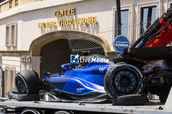 2023-05-26 - 23 ALBON Alexander (tha), Williams Racing FW45, after his crash, accident, during the Formula 1 Grand Prix de Monaco 2023, 6th round of the 2023 Formula One World Championship from May 26 to 28, 2023 on the Circuit de Monaco, in Monaco - F1 - MONACO GRAND PRIX 2023 - FORMULA 1 - MOTORS