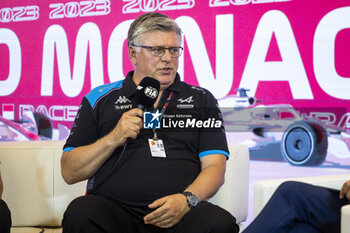 2023-05-26 - SZAFNAUER Otmar, Team Principal of Alpine F1 Team, portrait, press conference during the Formula 1 Grand Prix de Monaco 2023, 6th round of the 2023 Formula One World Championship from May 26 to 28, 2023 on the Circuit de Monaco, in Monaco - F1 - MONACO GRAND PRIX 2023 - FORMULA 1 - MOTORS