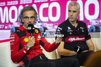 2023-05-26 - MEKIES Laurent (fra), Racing Director of the Scuderia Ferrari, portrait, press conference during the Formula 1 Grand Prix de Monaco 2023, 6th round of the 2023 Formula One World Championship from May 26 to 28, 2023 on the Circuit de Monaco, in Monaco - F1 - MONACO GRAND PRIX 2023 - FORMULA 1 - MOTORS
