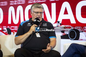 2023-05-26 - SZAFNAUER Otmar, Team Principal of Alpine F1 Team, portrait, press conference during the Formula 1 Grand Prix de Monaco 2023, 6th round of the 2023 Formula One World Championship from May 26 to 28, 2023 on the Circuit de Monaco, in Monaco - F1 - MONACO GRAND PRIX 2023 - FORMULA 1 - MOTORS