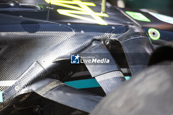 2023-05-26 - Mercedes AMG F1 Team W14, mechanical detail new front suspension during the Formula 1 Grand Prix de Monaco 2023, 6th round of the 2023 Formula One World Championship from May 26 to 28, 2023 on the Circuit de Monaco, in Monaco - F1 - MONACO GRAND PRIX 2023 - FORMULA 1 - MOTORS
