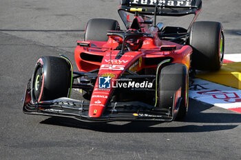 2023-05-26 - 55 SAINZ Carlos (spa), Scuderia Ferrari SF-23, action crash, accident, during the Formula 1 Grand Prix de Monaco 2023, 6th round of the 2023 Formula One World Championship from May 26 to 28, 2023 on the Circuit de Monaco, in Monaco - F1 - MONACO GRAND PRIX 2023 - FORMULA 1 - MOTORS