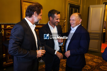 2023-05-26 - DE GROODT Stéphane, DUPIN Laurent & VASSEUR Frédéric (fra), Team Principal & General Manager of the Scuderia Ferrari, at the 10th anniversary of Canal+ TV channel covering F1, at the Casino de Monaco, during the Formula 1 Grand Prix de Monaco 2023, 6th round of the 2023 Formula One World Championship from May 26 to 28, 2023 on the Circuit de Monaco, in Monaco - 10 ANS DE CANAL+ EN F1 - FORMULA 1 - MOTORS