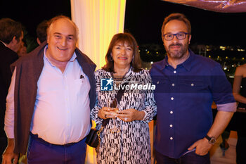 2023-05-26 - Jean-Jacques & Pascale Gasly & FEBREAU Julien (fra), TV presenter of Canal+, portrait at the 10th anniversary of Canal+ TV channel covering F1, at the Casino de Monaco, during the Formula 1 Grand Prix de Monaco 2023, 6th round of the 2023 Formula One World Championship from May 26 to 28, 2023 on the Circuit de Monaco, in Monaco - 10 ANS DE CANAL+ EN F1 - FORMULA 1 - MOTORS