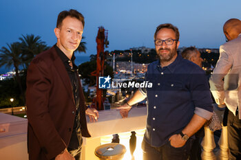 2023-05-26 - ROSSI Laurent (fra), CEO of Alpine, and FEBREAU Julien (fra), TV presenter of Canal+, at the 10th anniversary of Canal+ TV channel covering F1, at the Casino de Monaco, during the Formula 1 Grand Prix de Monaco 2023, 6th round of the 2023 Formula One World Championship from May 26 to 28, 2023 on the Circuit de Monaco, in Monaco - 10 ANS DE CANAL+ EN F1 - FORMULA 1 - MOTORS