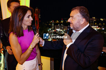 2023-05-26 - LAFFITE Margot (fra), TV presenter of Canal+, VIRET Gérald-Brice, Directeur Général des Antennes et des programmes du GROUPE CANAL+ , at the 10th anniversary of Canal+ TV channel covering F1, at the Casino de Monaco, during the Formula 1 Grand Prix de Monaco 2023, 6th round of the 2023 Formula One World Championship from May 26 to 28, 2023 on the Circuit de Monaco, in Monaco - 10 ANS DE CANAL+ EN F1 - FORMULA 1 - MOTORS