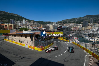 2023-05-27 - 27 HULKENBERG Nico (ger), Haas F1 Team VF-23 Ferrari, 14 ALONSO Fernando (spa), Aston Martin F1 Team AMR23, action during the Formula 1 Grand Prix de Monaco 2023, 6th round of the 2023 Formula One World Championship from May 26 to 28, 2023 on the Circuit de Monaco, in Monaco - F1 - MONACO GRAND PRIX 2023 - FORMULA 1 - MOTORS