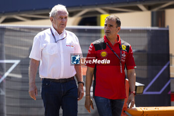 2023-05-27 - MARKO Helmut (aut), Drivers’ Manager of Red Bull Racing, GENE Marc, portrait during the Formula 1 Grand Prix de Monaco 2023, 6th round of the 2023 Formula One World Championship from May 26 to 28, 2023 on the Circuit de Monaco, in Monaco - F1 - MONACO GRAND PRIX 2023 - FORMULA 1 - MOTORS