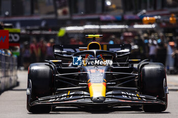 2023-05-27 - 11 PEREZ Sergio (mex), Red Bull Racing RB19, action during the Formula 1 Grand Prix de Monaco 2023, 6th round of the 2023 Formula One World Championship from May 26 to 28, 2023 on the Circuit de Monaco, in Monaco - F1 - MONACO GRAND PRIX 2023 - FORMULA 1 - MOTORS