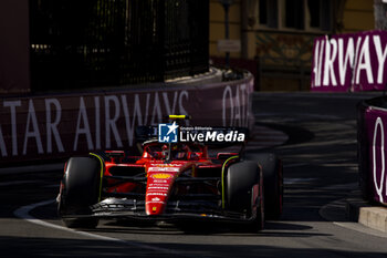 2023-05-27 - 55 SAINZ Carlos (spa), Scuderia Ferrari SF-23, action during the Formula 1 Grand Prix de Monaco 2023, 6th round of the 2023 Formula One World Championship from May 26 to 28, 2023 on the Circuit de Monaco, in Monaco - F1 - MONACO GRAND PRIX 2023 - FORMULA 1 - MOTORS