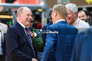 2023-05-27 - HSH Prince Albert II of Monaco, with VATANEN Ari in the paddock during the Formula 1 Grand Prix de Monaco 2023, 6th round of the 2023 Formula One World Championship from May 26 to 28, 2023 on the Circuit de Monaco, in Monaco - F1 - MONACO GRAND PRIX 2023 - FORMULA 1 - MOTORS