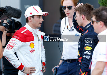 2023-05-27 - LECLERC Charles (mco), Scuderia Ferrari SF-23, VERSTAPPEN Max (ned), Red Bull Racing RB19, portrait during the Formula 1 Grand Prix de Monaco 2023, 6th round of the 2023 Formula One World Championship from May 26 to 28, 2023 on the Circuit de Monaco, in Monaco - F1 - MONACO GRAND PRIX 2023 - FORMULA 1 - MOTORS