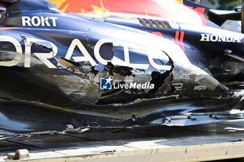 2023-05-27 - 11 PEREZ Sergio (mex), Red Bull Racing RB19, action crash, accident, during the Formula 1 Grand Prix de Monaco 2023, 6th round of the 2023 Formula One World Championship from May 26 to 28, 2023 on the Circuit de Monaco, in Monaco - F1 - MONACO GRAND PRIX 2023 - FORMULA 1 - MOTORS