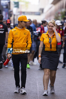 2023-05-28 - NORRIS Lando (gbr), McLaren F1 Team MCL60, portrait during the Formula 1 Grand Prix de Monaco 2023, 6th round of the 2023 Formula One World Championship from May 26 to 28, 2023 on the Circuit de Monaco, in Monaco - F1 - MONACO GRAND PRIX 2023 - RACE - FORMULA 1 - MOTORS
