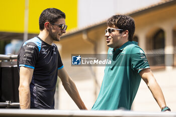 2023-05-28 - OCON Esteban (fra), Alpine F1 Team A523, STROLL Lance (can), Aston Martin F1 Team AMR23, portrait during the Formula 1 Grand Prix de Monaco 2023, 6th round of the 2023 Formula One World Championship from May 26 to 28, 2023 on the Circuit de Monaco, in Monaco - F1 - MONACO GRAND PRIX 2023 - RACE - FORMULA 1 - MOTORS