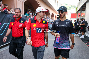2023-05-28 - LECLERC Charles (mco), Scuderia Ferrari SF-23, GASLY Pierre (fra), Alpine F1 Team A523, portrait during the Formula 1 Grand Prix de Monaco 2023, 6th round of the 2023 Formula One World Championship from May 26 to 28, 2023 on the Circuit de Monaco, in Monaco - F1 - MONACO GRAND PRIX 2023 - RACE - FORMULA 1 - MOTORS