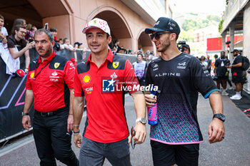 2023-05-28 - LECLERC Charles (mco), Scuderia Ferrari SF-23, GASLY Pierre (fra), Alpine F1 Team A523, portrait during the Formula 1 Grand Prix de Monaco 2023, 6th round of the 2023 Formula One World Championship from May 26 to 28, 2023 on the Circuit de Monaco, in Monaco - F1 - MONACO GRAND PRIX 2023 - RACE - FORMULA 1 - MOTORS