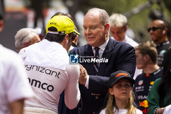2023-05-28 - ALONSO Fernando (spa), Aston Martin F1 Team AMR23, HSH Prince Albert II of Monaco, portrait during the Formula 1 Grand Prix de Monaco 2023, 6th round of the 2023 Formula One World Championship from May 26 to 28, 2023 on the Circuit de Monaco, in Monaco - F1 - MONACO GRAND PRIX 2023 - RACE - FORMULA 1 - MOTORS