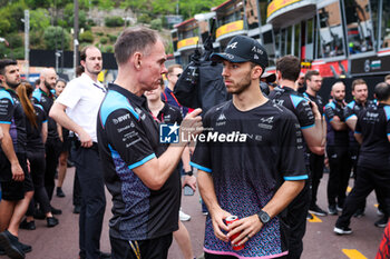 2023-05-28 - PERMANE Alan (gbr), Trackside Operations Director of Alpine F1 Team, GASLY Pierre (fra), Alpine F1 Team A523, portrait during the Formula 1 Grand Prix de Monaco 2023, 6th round of the 2023 Formula One World Championship from May 26 to 28, 2023 on the Circuit de Monaco, in Monaco - F1 - MONACO GRAND PRIX 2023 - RACE - FORMULA 1 - MOTORS