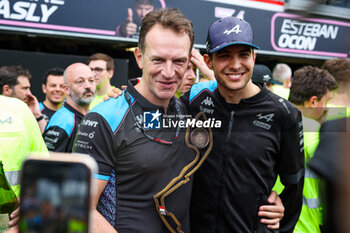 2023-05-28 - ROSSI Laurent (fra), CEO of Alpine, OCON Esteban (fra), Alpine F1 Team A523, portrait during the Formula 1 Grand Prix de Monaco 2023, 6th round of the 2023 Formula One World Championship from May 26 to 28, 2023 on the Circuit de Monaco, in Monaco - F1 - MONACO GRAND PRIX 2023 - RACE - FORMULA 1 - MOTORS