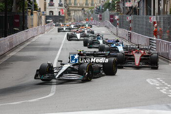 2023-05-28 - 44 HAMILTON Lewis (gbr), Mercedes AMG F1 Team W14, action during the Formula 1 Grand Prix de Monaco 2023, 6th round of the 2023 Formula One World Championship from May 26 to 28, 2023 on the Circuit de Monaco, in Monaco - F1 - MONACO GRAND PRIX 2023 - RACE - FORMULA 1 - MOTORS
