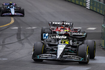 2023-05-28 - 44 HAMILTON Lewis (gbr), Mercedes AMG F1 Team W14, action during the Formula 1 Grand Prix de Monaco 2023, 6th round of the 2023 Formula One World Championship from May 26 to 28, 2023 on the Circuit de Monaco, in Monaco - F1 - MONACO GRAND PRIX 2023 - RACE - FORMULA 1 - MOTORS