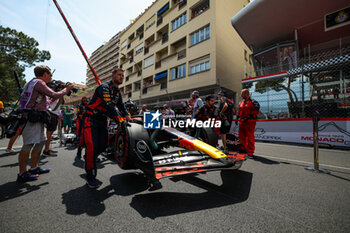 2023-05-28 - 01 VERSTAPPEN Max (nld), Red Bull Racing RB19, starting grid, grille de depart, during the Formula 1 Grand Prix de Monaco 2023, 6th round of the 2023 Formula One World Championship from May 26 to 28, 2023 on the Circuit de Monaco, in Monaco - F1 - MONACO GRAND PRIX 2023 - RACE - FORMULA 1 - MOTORS