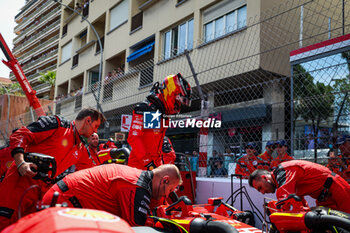 2023-05-28 - SAINZ Carlos (spa), Scuderia Ferrari SF-23, portrait during the Formula 1 Grand Prix de Monaco 2023, 6th round of the 2023 Formula One World Championship from May 26 to 28, 2023 on the Circuit de Monaco, in Monaco - F1 - MONACO GRAND PRIX 2023 - RACE - FORMULA 1 - MOTORS