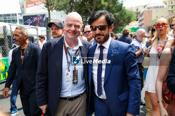 2023-05-28 - INFANTINO Gianni, FIFA president with BEN SULAYEM Mohammed (uae), President of the FIA, portrait during the Formula 1 Grand Prix de Monaco 2023, 6th round of the 2023 Formula One World Championship from May 26 to 28, 2023 on the Circuit de Monaco, in Monaco - F1 - MONACO GRAND PRIX 2023 - RACE - FORMULA 1 - MOTORS