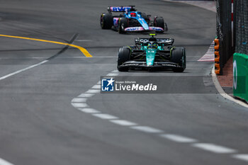 2023-05-28 - 14 ALONSO Fernando (spa), Aston Martin F1 Team AMR23, 31 OCON Esteban (fra), Alpine F1 Team A523, action during the Formula 1 Grand Prix de Monaco 2023, 6th round of the 2023 Formula One World Championship from May 26 to 28, 2023 on the Circuit de Monaco, in Monaco - F1 - MONACO GRAND PRIX 2023 - RACE - FORMULA 1 - MOTORS