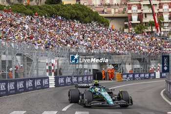 2023-05-28 - 14 ALONSO Fernando (spa), Aston Martin F1 Team AMR23, action during the Formula 1 Grand Prix de Monaco 2023, 6th round of the 2023 Formula One World Championship from May 26 to 28, 2023 on the Circuit de Monaco, in Monaco - F1 - MONACO GRAND PRIX 2023 - RACE - FORMULA 1 - MOTORS