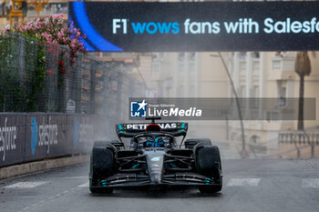 2023-05-28 - 63 RUSSELL George (gbr), Mercedes AMG F1 Team W14, action during the Formula 1 Grand Prix de Monaco 2023, 6th round of the 2023 Formula One World Championship from May 26 to 28, 2023 on the Circuit de Monaco, in Monaco - F1 - MONACO GRAND PRIX 2023 - RACE - FORMULA 1 - MOTORS
