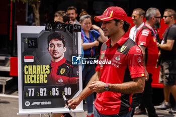 2023-06-01 - SAINZ Carlos (spa), Scuderia Ferrari SF-23, portrait during the Formula 1 AWS Gran Premio de Espana 2023, 7th round of the 2023 Formula One World Championship from June 2 to 4, 2023 on the Circuit de Barcelona-Catalunya, in Montmelo, Spain - F1 - SPANISH GRAND PRIX 2023 - FORMULA 1 - MOTORS