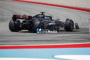 2023-06-02 - 63 RUSSELL George (gbr), Mercedes AMG F1 Team W14, action during the Formula 1 AWS Gran Premio de Espana 2023, 7th round of the 2023 Formula One World Championship from June 2 to 4, 2023 on the Circuit de Barcelona-Catalunya, in Montmelo, Spain - F1 - SPANISH GRAND PRIX 2023 - FORMULA 1 - MOTORS