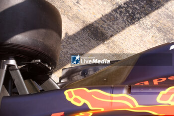 2023-06-02 - Red Bull Racing RB19, mechanical detail aerodynamism, aerodynamic, aerodynamics revised floor edge profile during the Formula 1 AWS Gran Premio de Espana 2023, 7th round of the 2023 Formula One World Championship from June 2 to 4, 2023 on the Circuit de Barcelona-Catalunya, in Montmelo, Spain - F1 - SPANISH GRAND PRIX 2023 - FORMULA 1 - MOTORS