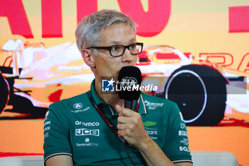2023-06-02 - KRACK Mike (ger), Team Principal and CEO of Aston Martin F1 Team, portrait during the Formula 1 AWS Gran Premio de Espana 2023, 7th round of the 2023 Formula One World Championship from June 2 to 4, 2023 on the Circuit de Barcelona-Catalunya, in Montmelo, Spain - F1 - SPANISH GRAND PRIX 2023 - FORMULA 1 - MOTORS