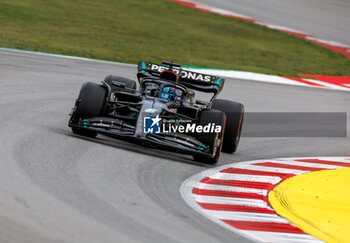 2023-06-03 - 63 RUSSELL George (gbr), Mercedes AMG F1 Team W14, action during the Formula 1 AWS Gran Premio de Espana 2023, 7th round of the 2023 Formula One World Championship from June 2 to 4, 2023 on the Circuit de Barcelona-Catalunya, in Montmelo, Spain - F1 - SPANISH GRAND PRIX 2023 - FORMULA 1 - MOTORS