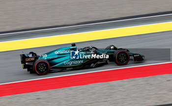 2023-06-03 - 18 STROLL Lance (can), Aston Martin F1 Team AMR23, action during the Formula 1 AWS Gran Premio de Espana 2023, 7th round of the 2023 Formula One World Championship from June 2 to 4, 2023 on the Circuit de Barcelona-Catalunya, in Montmelo, Spain - F1 - SPANISH GRAND PRIX 2023 - FORMULA 1 - MOTORS