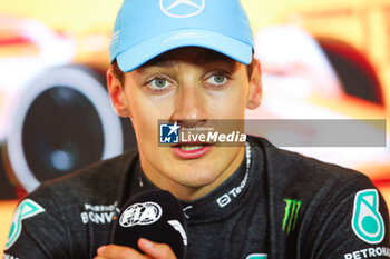 2023-06-04 - RUSSELL George (gbr), Mercedes AMG F1 Team W14, portrait during the Formula 1 AWS Gran Premio de Espana 2023, 7th round of the 2023 Formula One World Championship from June 2 to 4, 2023 on the Circuit de Barcelona-Catalunya, in Montmelo, Spain - F1 - SPANISH GRAND PRIX 2023 - RACE - FORMULA 1 - MOTORS