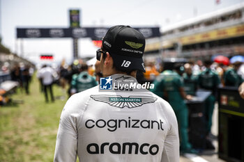 2023-06-04 - STROLL Lance (can), Aston Martin F1 Team AMR23, portrait during the Formula 1 AWS Gran Premio de Espana 2023, 7th round of the 2023 Formula One World Championship from June 2 to 4, 2023 on the Circuit de Barcelona-Catalunya, in Montmelo, Spain - F1 - SPANISH GRAND PRIX 2023 - RACE - FORMULA 1 - MOTORS